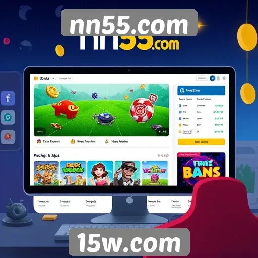 Interface e experiência do usuário no site de jogos